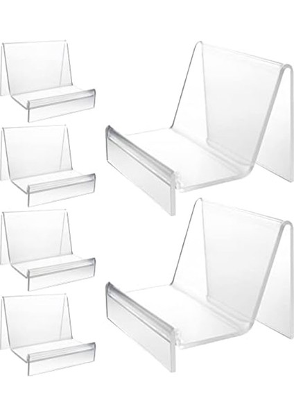 6 Paket Çanta Ekran Standı Akrilik, Şeffaf Akrilik Cüzdan Ekran Standı Çanta Takı Standı Takı CD Organizatör A (Yurt Dışından)