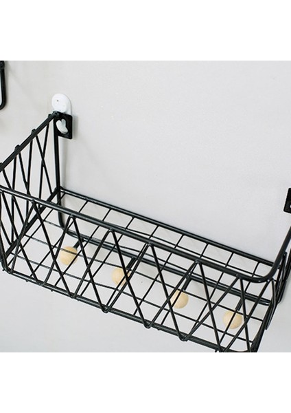 Demir Duvar Rafı Duvara Monte Depolama Rafı Mutfak Kanca Yatak Odası Ev Dekorasyon Duvar Dekorasyon Rafı, B (Yurt Dışından) fiyatları