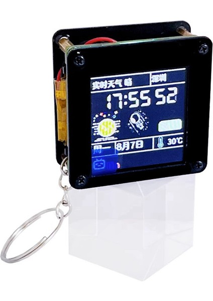 ESP32 C3 Geliştirme Kurulu 1.44 Inç LCD Ekran Masaüstü Ivır Zıvır Taşınabilir Mini Tv Taşınabilir Kolye Lvgl Spaceman ST7735,A (Yurt Dışından)