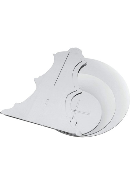 24 Cupcakes Için Cupcake Standı 3 Katmanlı Yuvarlak Karton Cupcake Kulesi Doğum Günü Bebek Gelin Duş Parti Malzemeleri Gümüş (Yurt Dışından) modelleri