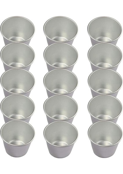 15 Paket Puding Kalıpları, Yapışmaz Puding Bardakları Yumurta Tart Kalıbı, Tatlı ve Tuzlu Ikramlar Yapmak Için Sağlam Kalıplar (Yurt Dışından)