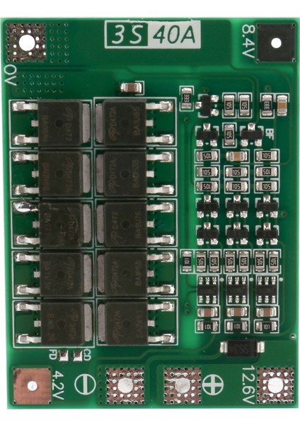 3s 40A 18650 Li-Ion Lityum Şarj Koruma Levhası Pcb Bms Matkap Motoru Için 11.1V 12.6V Lipo Hücre Modülü (Yurt Dışından)