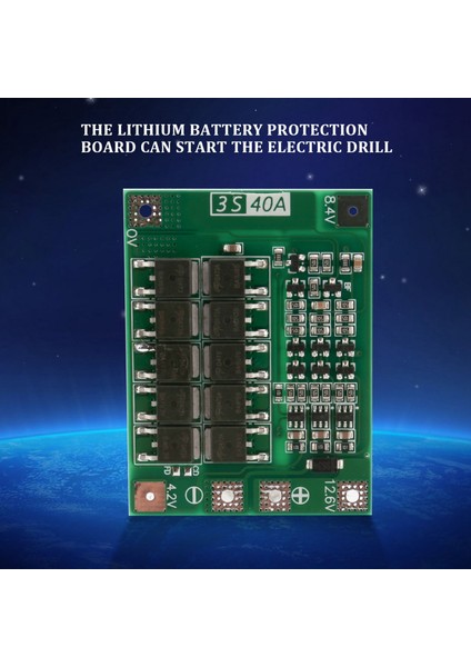 3s 40A 18650 Li-Ion Lityum Şarj Koruma Levhası Pcb Bms Matkap Motoru Için 11.1V 12.6V Lipo Hücre Modülü (Yurt Dışından)