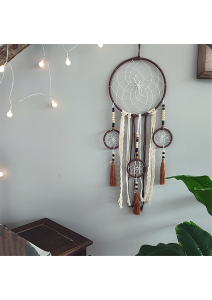 Makrome Dream Catchers Yetişkin Yatak Odası Için El Yapımı Dream Catcher Boho Duvar Asılı Süsleme Zanaat Hediye Duvar Sanatı (Yurt Dışından) fiyatları