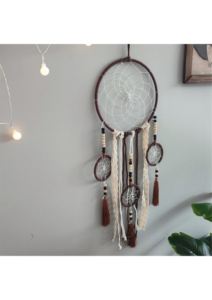 Makrome Dream Catchers Yetişkin Yatak Odası Için El Yapımı Dream Catcher Boho Duvar Asılı Süsleme Zanaat Hediye Duvar Sanatı (Yurt Dışından) modelleri