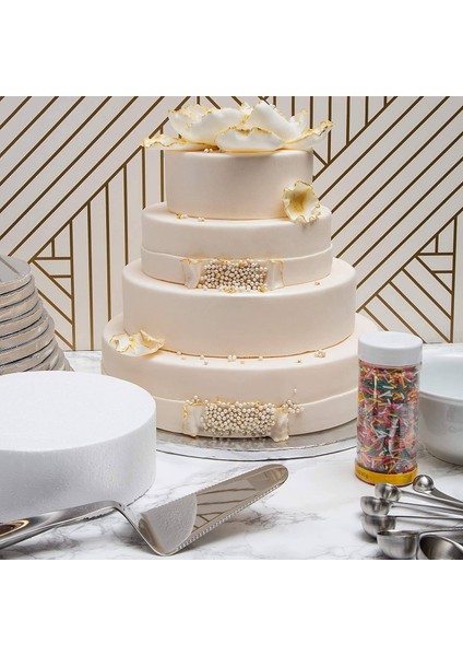 Dekorasyon ve Düğün Sergisi Için 4 Paket Köpük Kek Kuklası, Heykel, Modelleme Kendin Yap Sanatları, Çocuk Sınıfı, Çiçek (Yurt Dışından) fırsatları