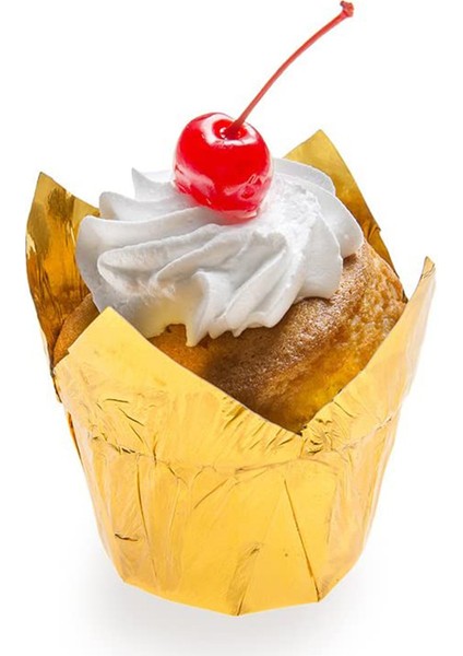 Alüminyum Folyo Cupcake Gömlekleri,tek Kullanımlık Muffin Gömlekleri,folyo Cupcake Cupcake Pişirme Bardakları,cupcake Tava Ramekin Tutucular (Yurt Dışından) fırsatları