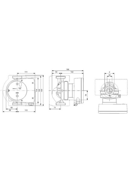 Magna1 32-60(180 Mm) 25-40.000 Kazan Için Frekans Konvertörlü Sirkülasyon Pompası 6mss 9m³/h modelleri
