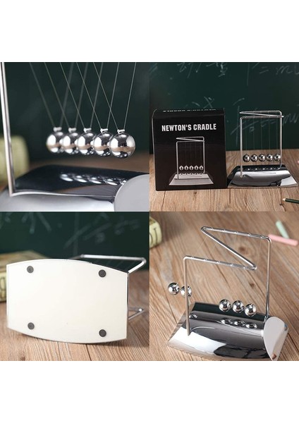 Toplar 5 Top Getiriyor, Z Şekli Beşik, Tabanlı Elektroliz Kaplama Metal Malzeme Sarkaç Topları, Fizik Gadget'ı (Yurt Dışından) indirimleri