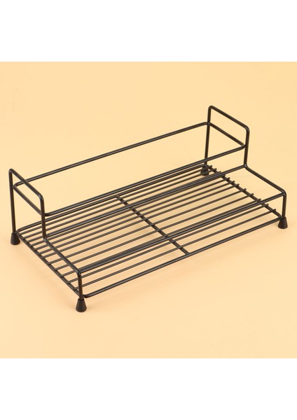 Demir Baharat Rafı Mutfak Malzemeleri Ev Tek Katmanlı 2-Izgara Baharat Depolama Rafı Baharat Depolama Standı Siyah (Yurt Dışından) modelleri