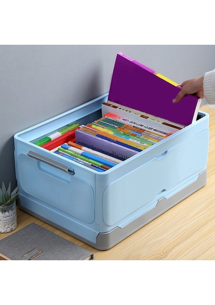 Pembe Katlanır Saklama Kutusu Araba Bagaj Çantası Organizatör Kutuları Ev Odası Çok Fonksiyonlu Plastik Organizador Kutusu - L (Yurt Dışından) fırsatları