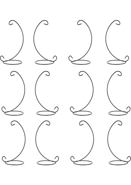 12 Paket Süs Ekran Standı Tutucu, Küre Hava Tesisi Asmak Için 9 Inç Boyunda Asılı Raf, Teraryum Tesisi, Biblo Ev Partisi Düğün El Sanatları Için Cadı Topu Standı (Yurt Dışından) modelleri