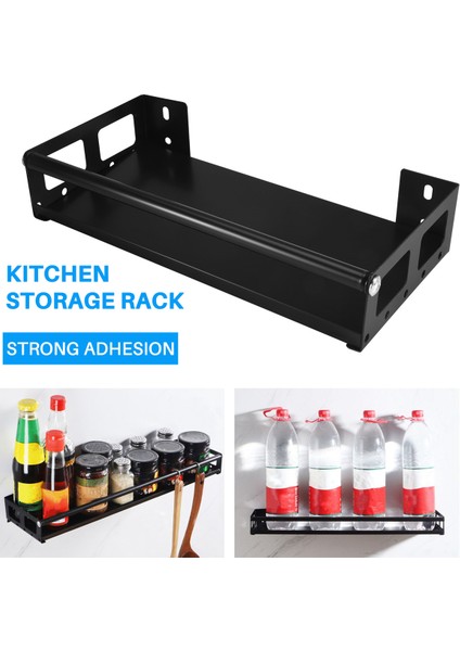 Mutfak Depolama Rafı Duvara Monte Braketi Duvara Monte Depolama Rafı Baharat Tankı Raflı Dolap Raf Banyo Rafı (Yurt Dışından) indirimleri