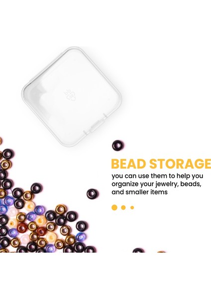 Şeffaf Plastik Saklama Kutuları Küçük Boncuk Organizatör Konteyner Menteşeli Kapaklı ve Şeffaf Craft ile Şeffaf Kutular (Yurt Dışından) indirimleri
