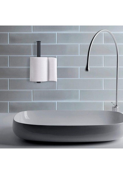 Kağıt Havluluk, Paslanmaz Çelik Rulo Kağıt Havlu Askısı Salon Banyo Için Uzun Rulo Kağıt Dispenseri Askısı (Yurt Dışından)