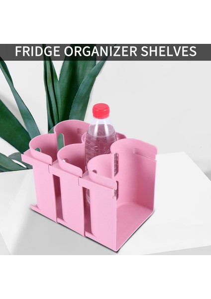 Buzdolabı Organizatör, 3 Katlı Mutfak Raf Depolama Rafı, Can Bira, Şarap Şişesi, Buzdolabı Organizatör Rafları, Pembe (Yurt Dışından) fırsatları
