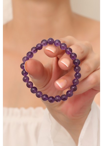 Ametist Taşı Bileklik A