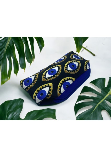Nazar Göz Desenli Gizli Burslu Tasarım Clutch Çanta , Tasarım El Çantası fiyatları