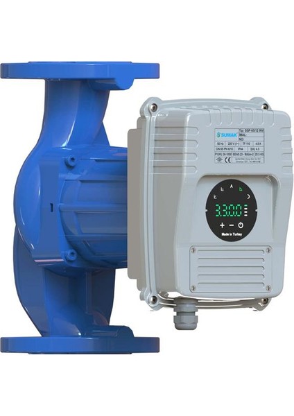 Sumak SSP65/10 Inv Frekans Konvertörlü Sirkülasyon Pompası 11 Mss 46 M³/h