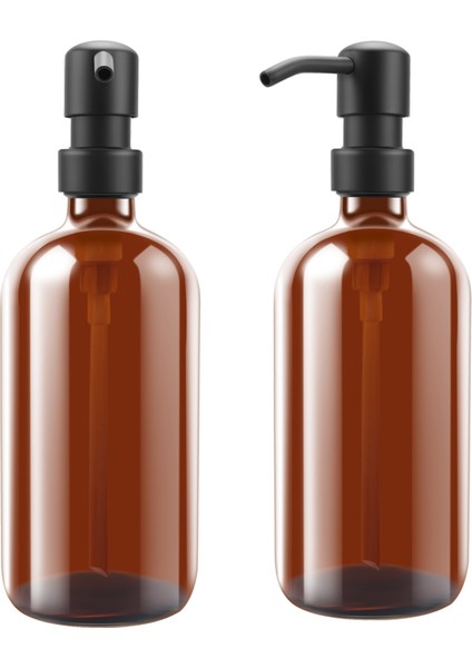 Cam 18 Oz El Cam Şişe Paslanmaz Çelik Itme Tipi Dağıtım Şişesi Sabunluk (Yurt Dışından) modelleri