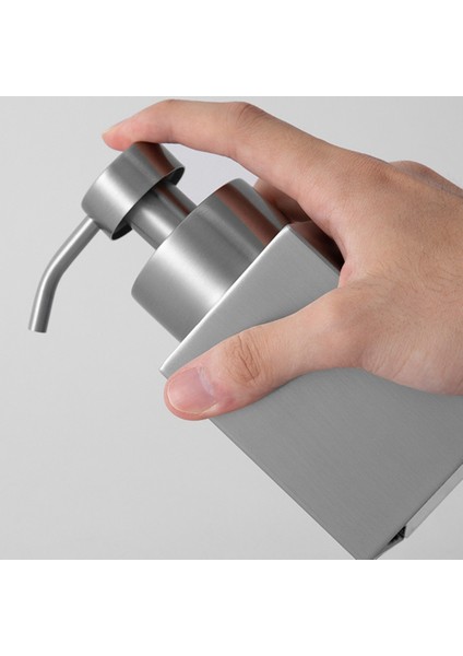 304 Paslanmaz Çelik Sabunluk Duş Jeli Dağıtıcı Şişe Şampuan Köpürtücü Köpük Şişe Losyon Şişesi Gümüş (Yurt Dışından) fırsatları