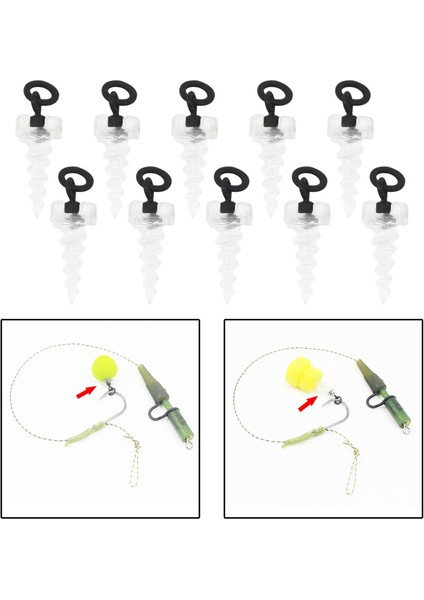 10 Boilie I Yuvarlak Döngü Dönerli 360° Teçhizat Yüzeyi 15MM (Yurt Dışından) fırsatları