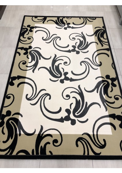 Saray Simin 10791 R 175X280 Gri Siyah Beyaz 5 M2 Halı !