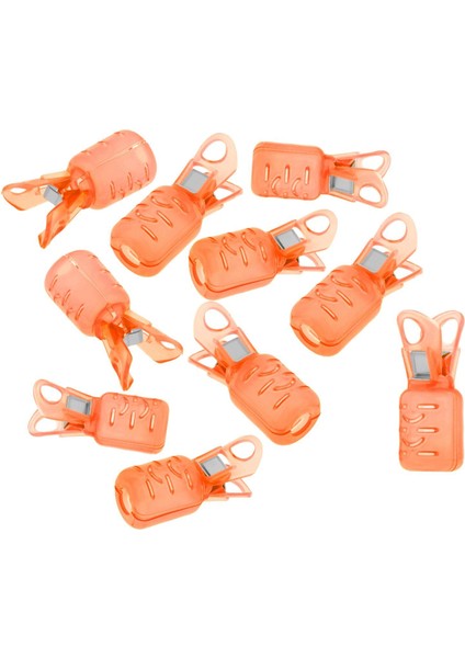 10 Adet Kalamar Jig Koruyucu 2 Boyutları Mürekkepbalığı Kanca Kapak Klip Balıkçılık Takımları Turuncu S (Yurt Dışından)