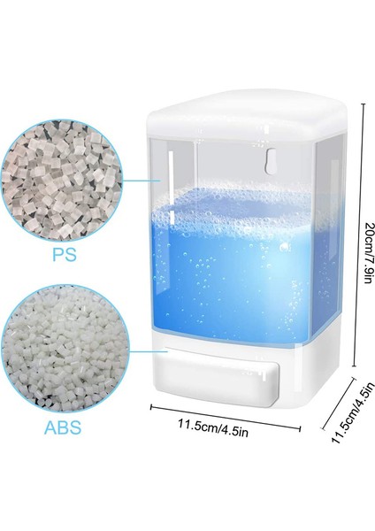 Manuel Sabunluk 33.8OZ/1000ML Duvara Monte Sabunluk Banyo Mutfak Restoran Için Ticari Sabunluk (Yurt Dışından) modelleri