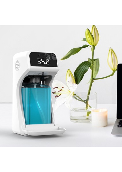 2'si 1 Arada Temassız Dijital Kızılötesi Termometre El Yıkama Sabunu Dispenseri Termometro 1000ML Sprey (Yurt Dışından) fırsatları