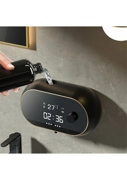 450 ml Otomatik Köpük Sabunluk Akıllı Duvara Monte El Yıkama Fotoselli Mutfak Aksesuarları Banyo Için(A) (Yurt Dışından) modelleri