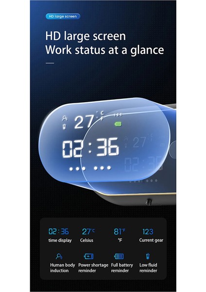 450 ml Otomatik Köpük Sabunluk Akıllı Duvara Monte El Yıkama Fotoselli Mutfak Aksesuarları Banyo Için(A) (Yurt Dışından) fırsatları