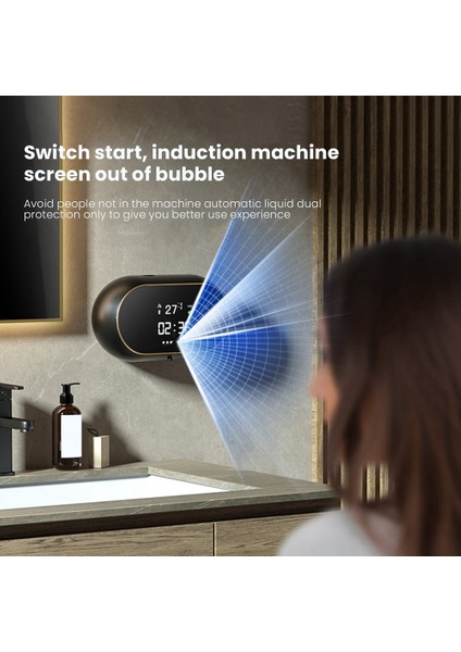 Fotoselli Duvara Monte Otomatik Sabunluk USB Sıvı Köpük Makinesi Kızılötesi Sensör Elektrikli Eller Serbest El 2 (Yurt Dışından) indirimleri