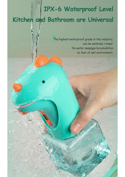 Otomatik Sabunluk Fotoselli El Sabunu Dispenseri Çocuklar Için Sevimli Dinozor Köpük Dağıtıcı Banyo Tezgahı A (Yurt Dışından) fırsatları