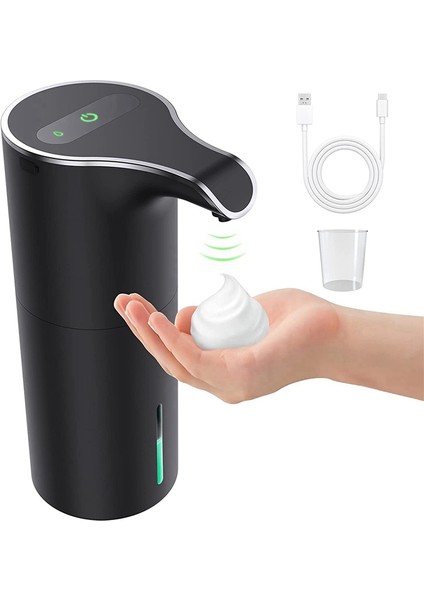 2x Otomatik Sabunluk Siyah, Köpük Sabunluk Şarj Edilebilir Temassız Otomatik Sabunluk Banyo Için (Yurt Dışından) fiyatları