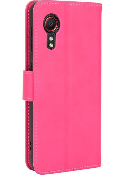 Kart Tutucu Kickstand Kart Deri ile Samsung Galaxy Xcover 5 Için Kılıf (Yurt Dışından) fırsatları