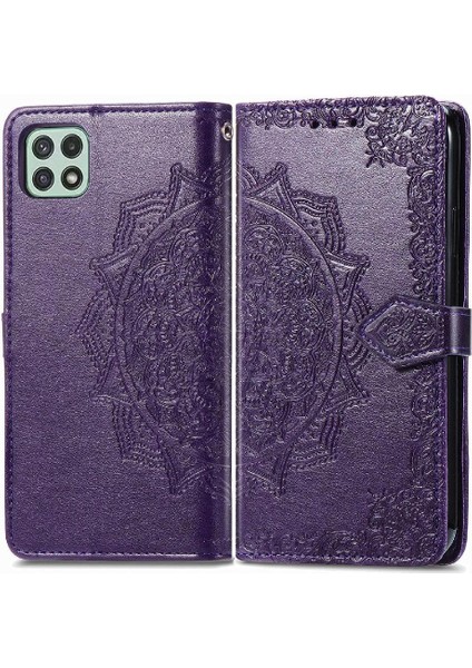 Samsung A22 5g Darbeye Dayanıklı Basit Iş Zarif Desen Kılıf (Yurt Dışından)