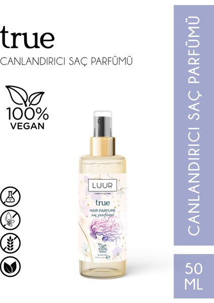 True Saç Parfümü 50 ml