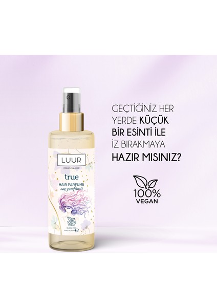 True Saç Parfümü 50 ml