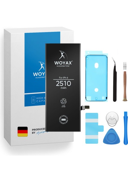 iPhone 6 Uyumlu Premium Batarya 2510mAh