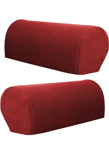 2 Kontrollü Kolçak I Slipcover Bordo Kırmızı (Yurt Dışından)