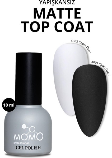 Kalıcı Oje İçin Matte Top Coat, 10 ml