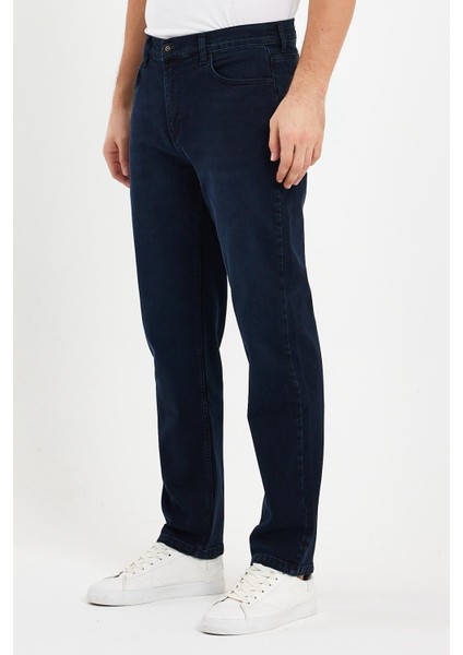 Erkek Daniel Blue Black Straight Fit Jean Pantolon fiyatları