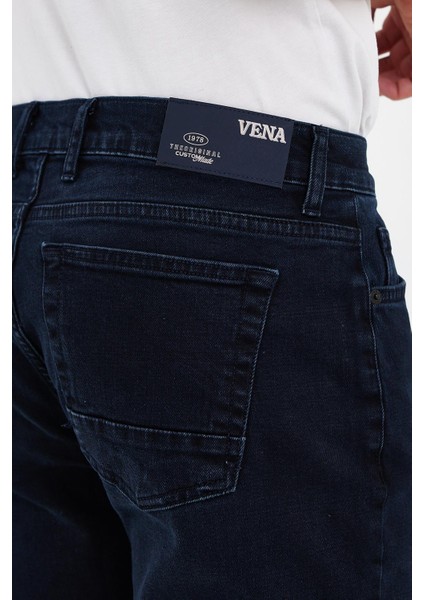 Erkek Daniel Blue Black Straight Fit Jean Pantolon fırsatları