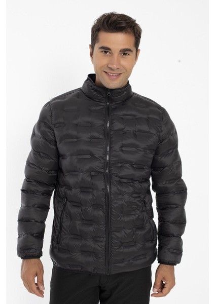 Erkek Dolumlu Kışlık Spor Outdoor Mont