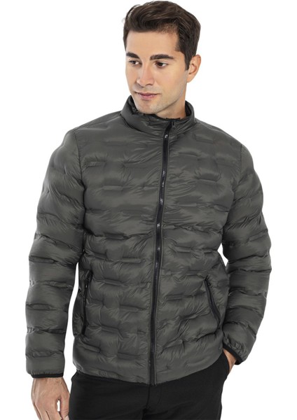 Erkek Dolumlu Kışlık Spor Outdoor Mont modelleri