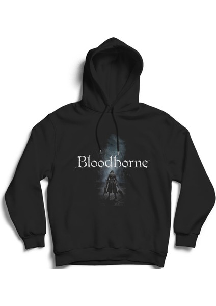 Bloodborne, DK01, Game, Oyun Kapüşonlu Sweatshirt Hoodie