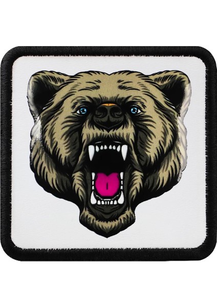 BlackBörk V1  Ayı - 5 Kod Logolu Unisex Beyaz-Siyah Bench (Patch)