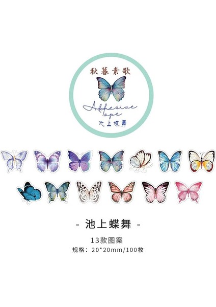 C Stili Sanat Kolaj Scrapbooking Planlayıcıları Dıy Journal Crafts Için Vintage Şekilli Washi Bant (Yurt Dışından)