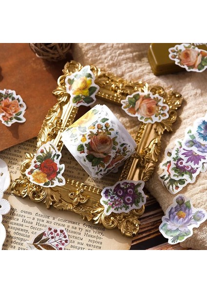 C Stili Sanat Kolaj Scrapbooking Planlayıcıları Dıy Journal Crafts Için Vintage Şekilli Washi Bant (Yurt Dışından) indirimleri